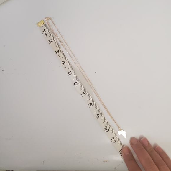 Africa Map Pendant Necklace - Picture 4 of 4